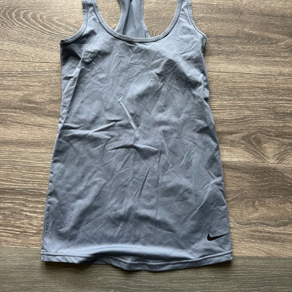 Nike Women's Maternity Sleek Gray Tank Top